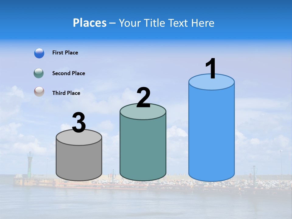 Posing One Action PowerPoint Template