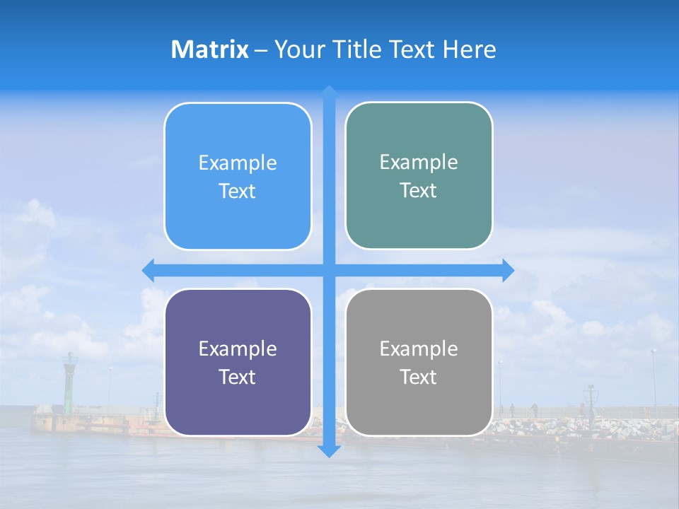 Posing One Action PowerPoint Template