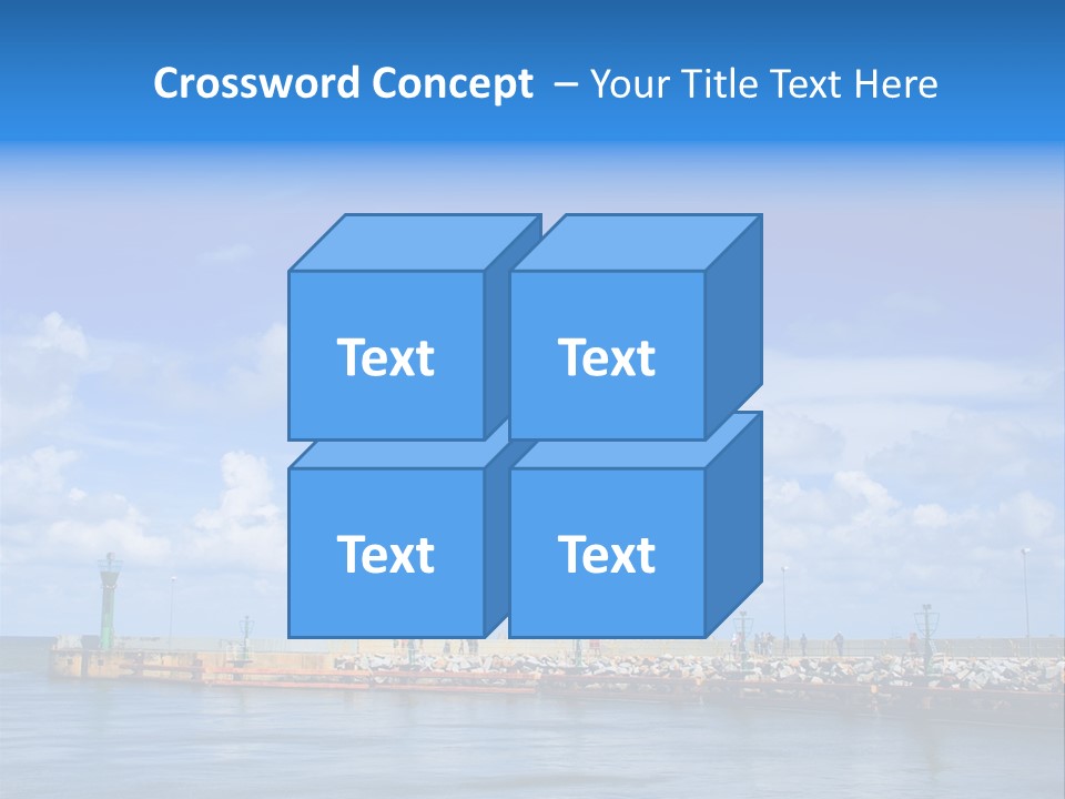 Posing One Action PowerPoint Template