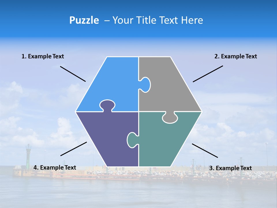 Posing One Action PowerPoint Template