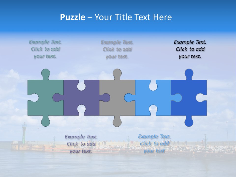 Posing One Action PowerPoint Template