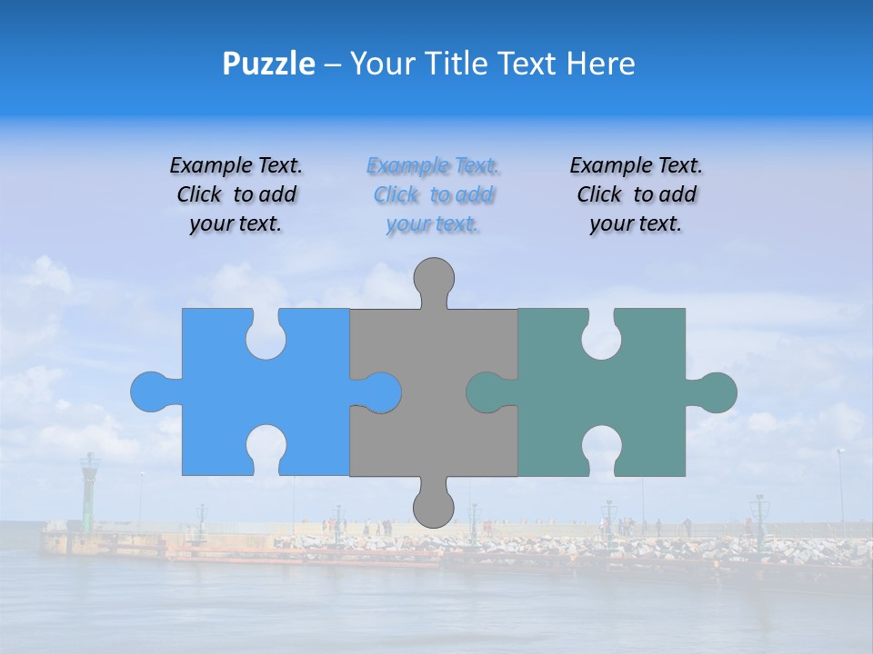 Posing One Action PowerPoint Template