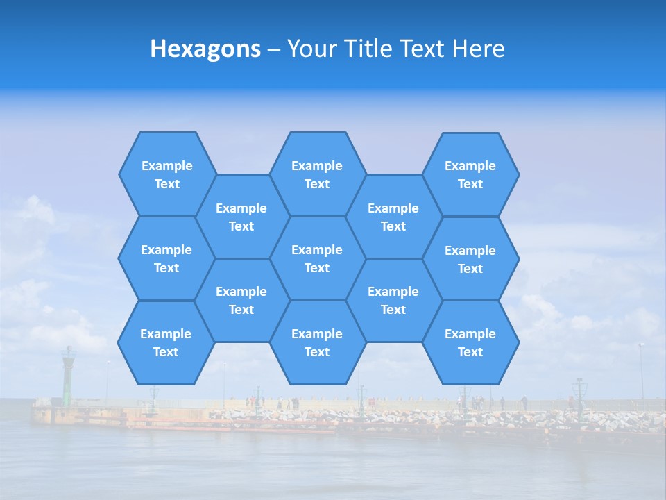 Posing One Action PowerPoint Template