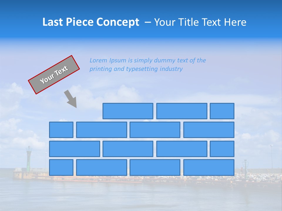 Posing One Action PowerPoint Template