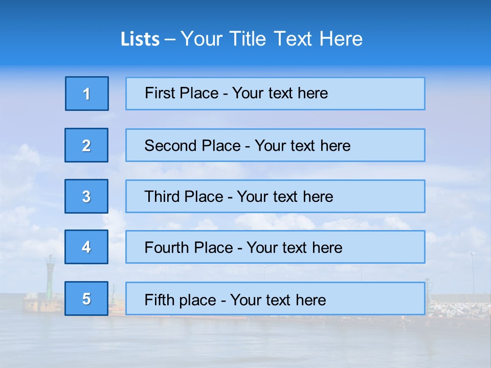 Posing One Action PowerPoint Template