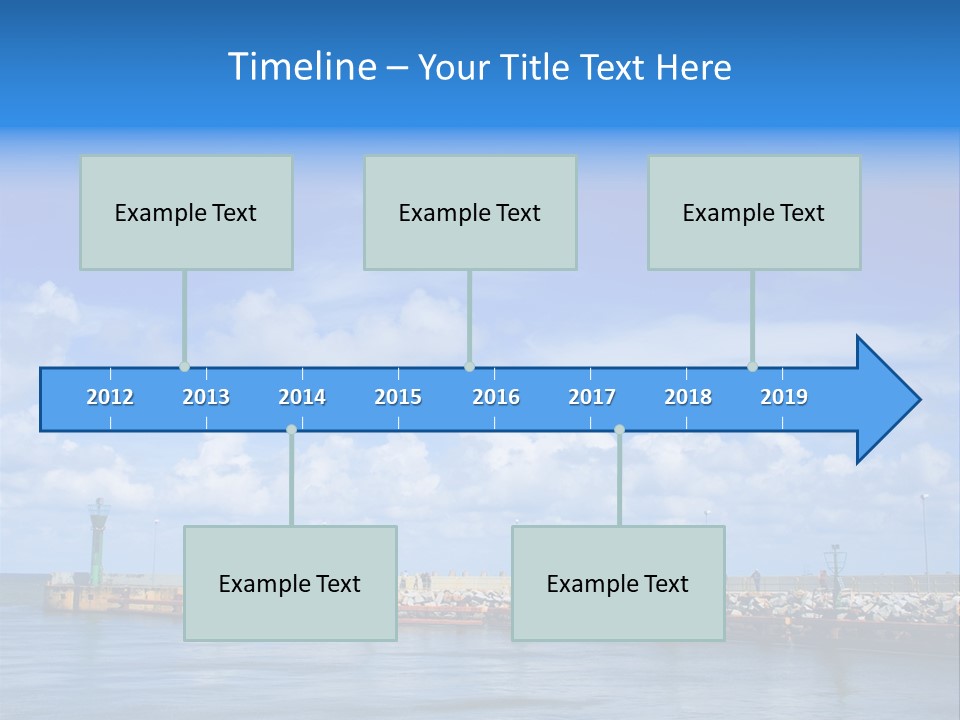 Posing One Action PowerPoint Template