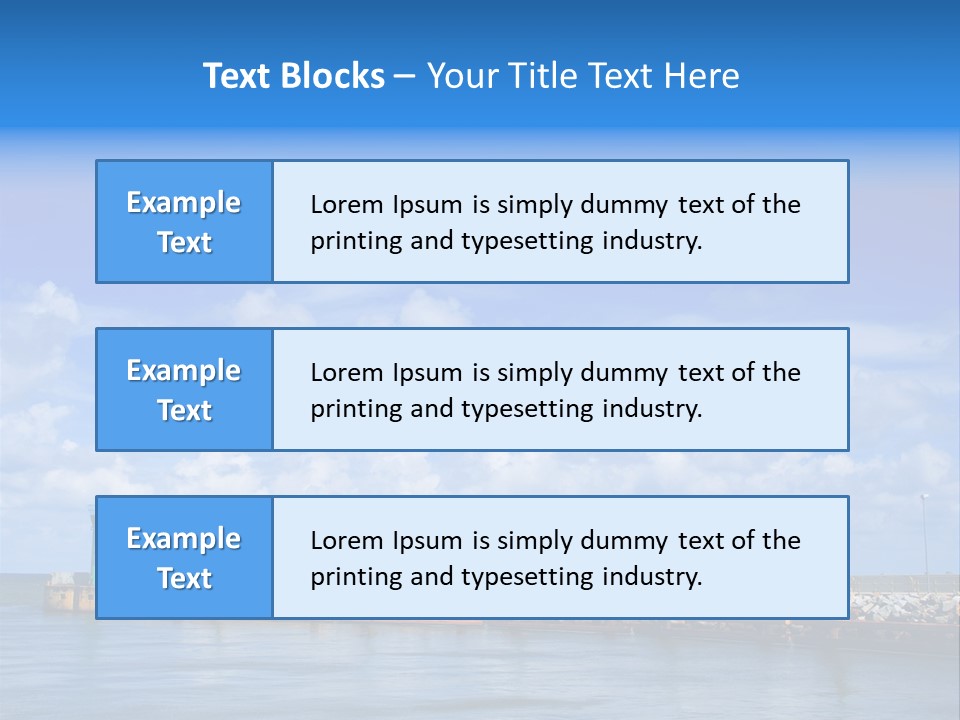 Posing One Action PowerPoint Template