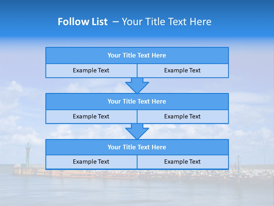 Posing One Action PowerPoint Template