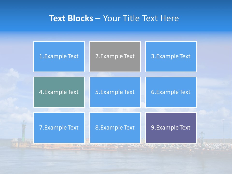 Posing One Action PowerPoint Template