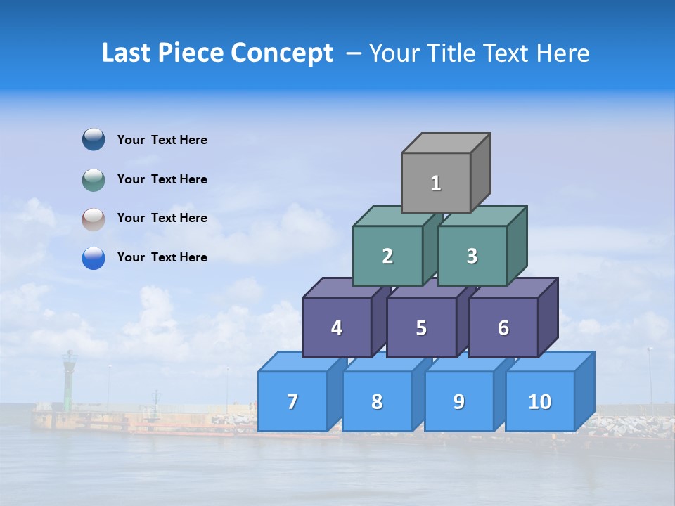 Posing One Action PowerPoint Template