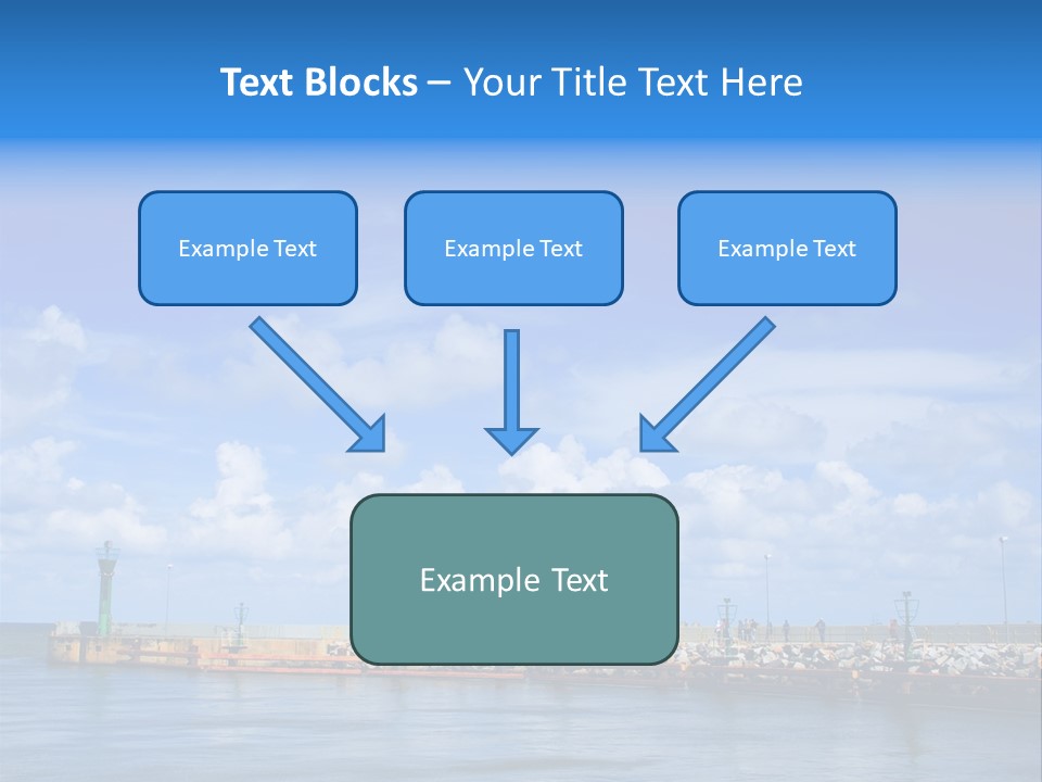 Posing One Action PowerPoint Template