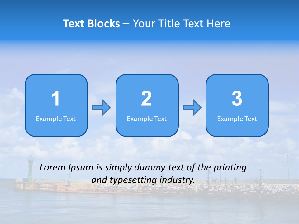 Posing One Action PowerPoint Template