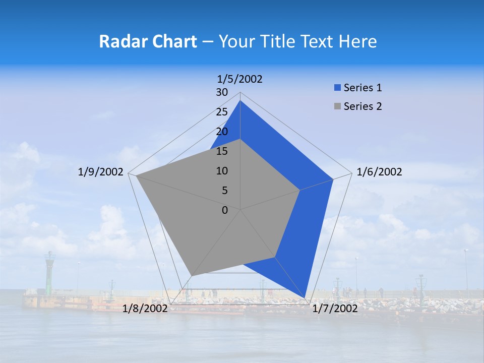 Posing One Action PowerPoint Template