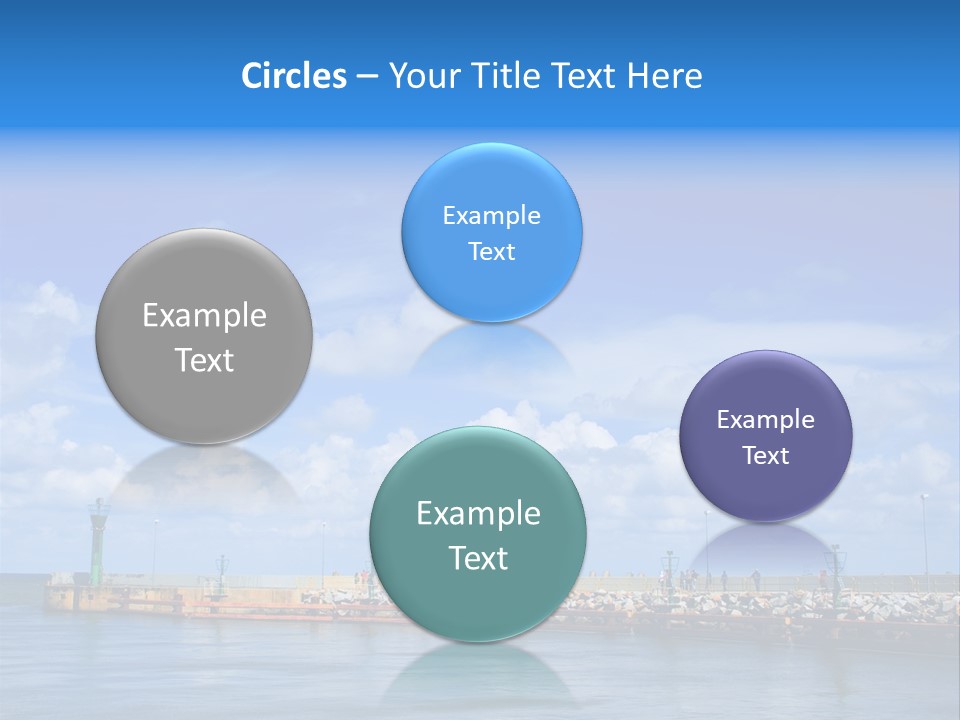 Posing One Action PowerPoint Template