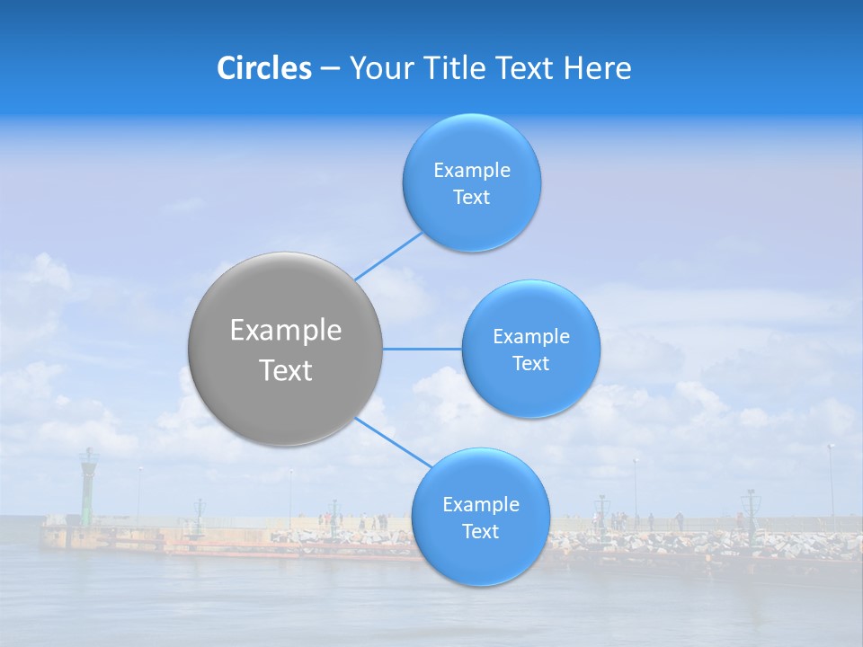 Posing One Action PowerPoint Template
