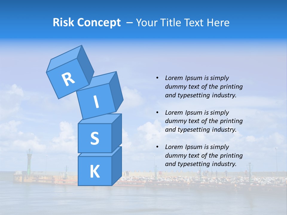 Posing One Action PowerPoint Template