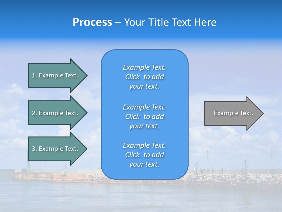 Posing One Action PowerPoint Template