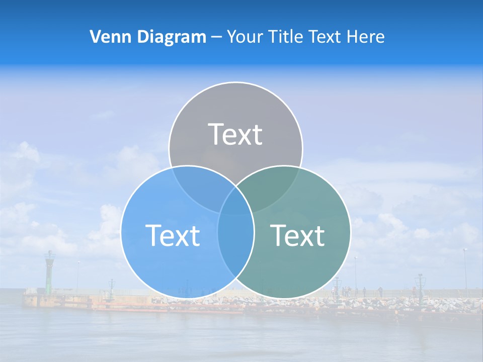 Posing One Action PowerPoint Template