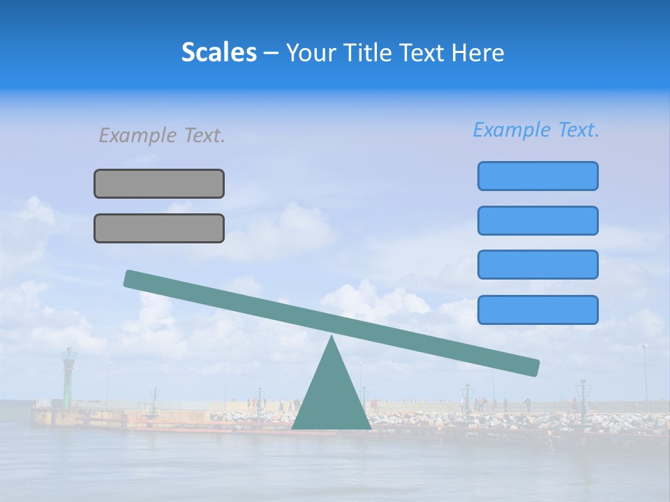 Posing One Action PowerPoint Template