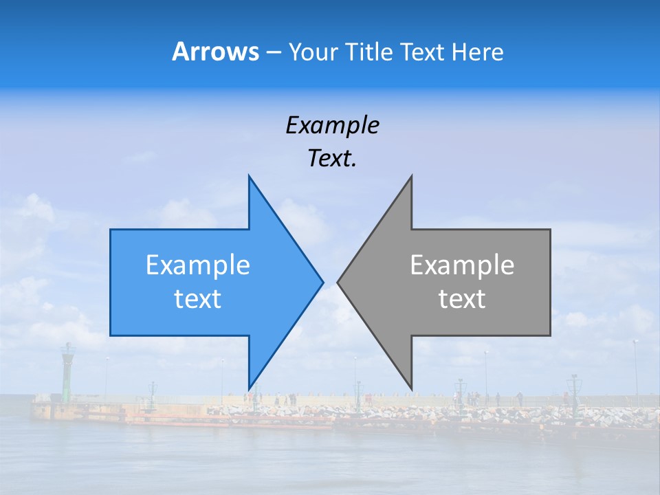 Posing One Action PowerPoint Template
