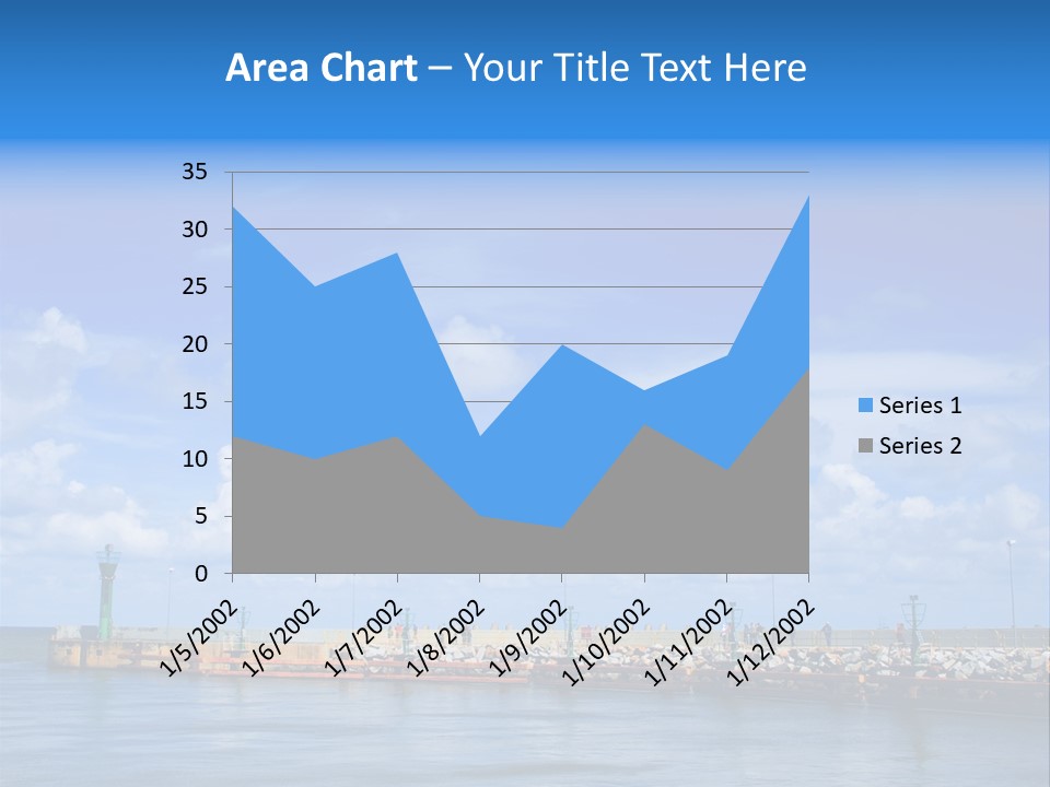 Posing One Action PowerPoint Template