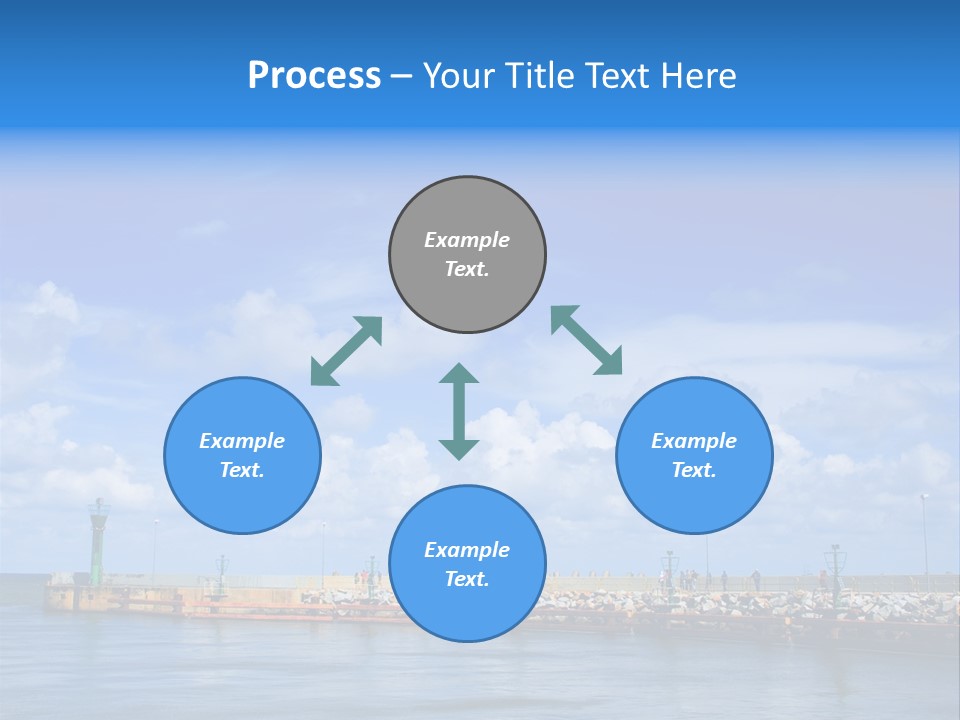 Posing One Action PowerPoint Template