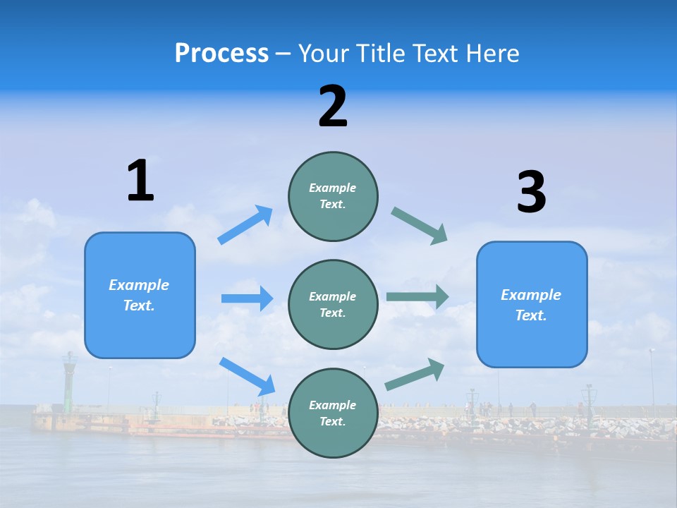 Posing One Action PowerPoint Template