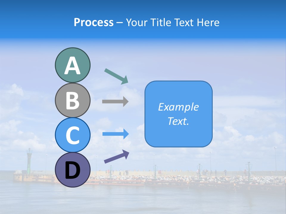 Posing One Action PowerPoint Template