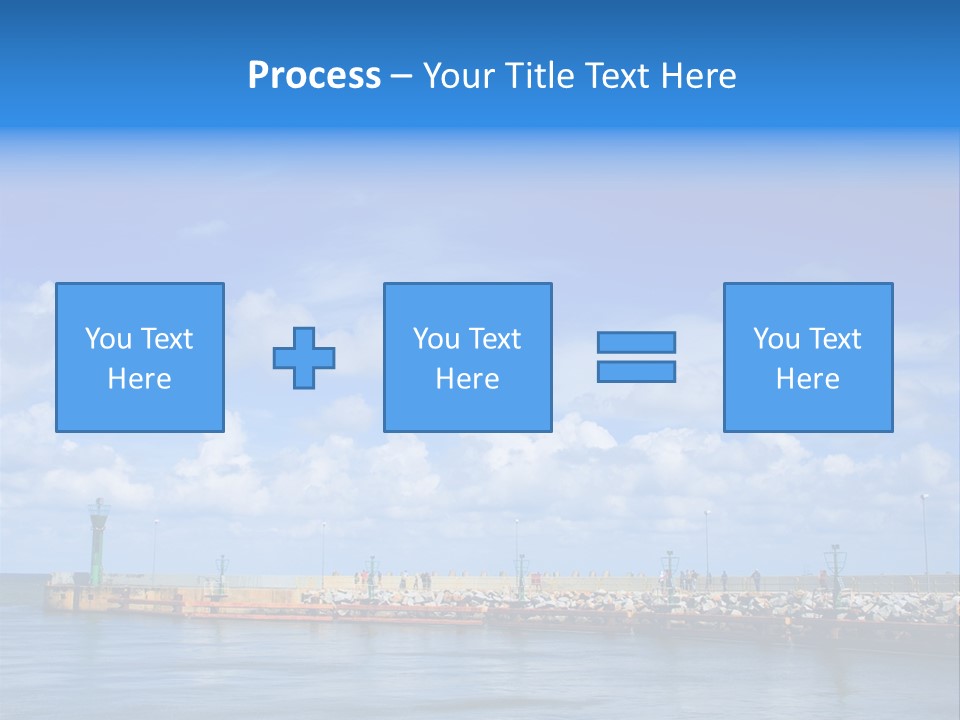 Posing One Action PowerPoint Template