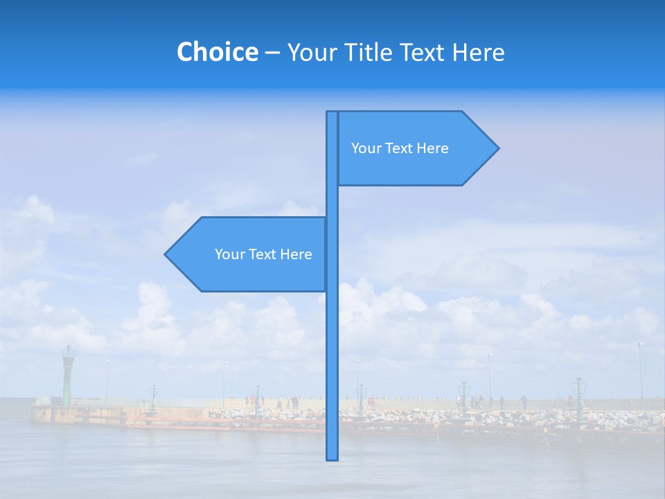 Posing One Action PowerPoint Template