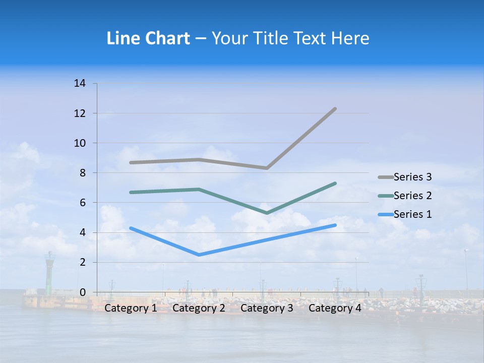 Posing One Action PowerPoint Template