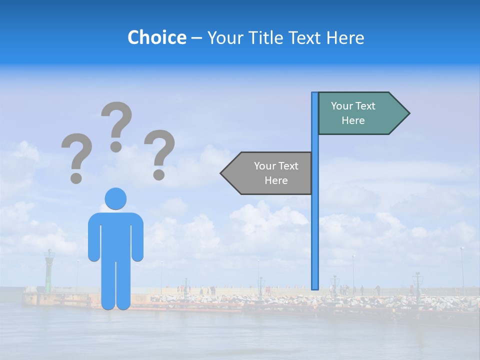Posing One Action PowerPoint Template