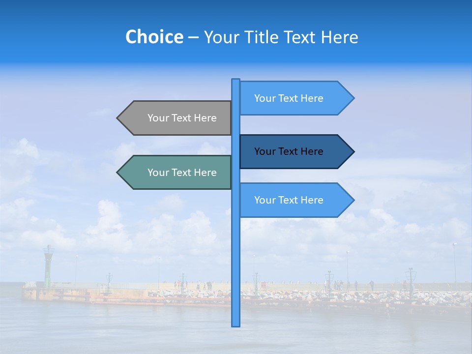 Posing One Action PowerPoint Template