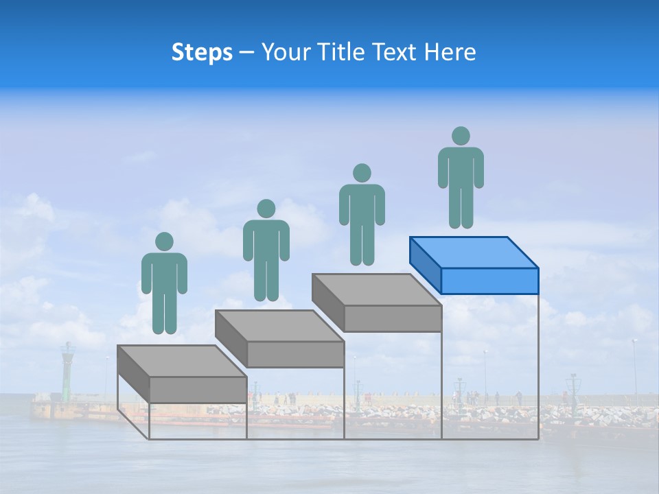 Posing One Action PowerPoint Template