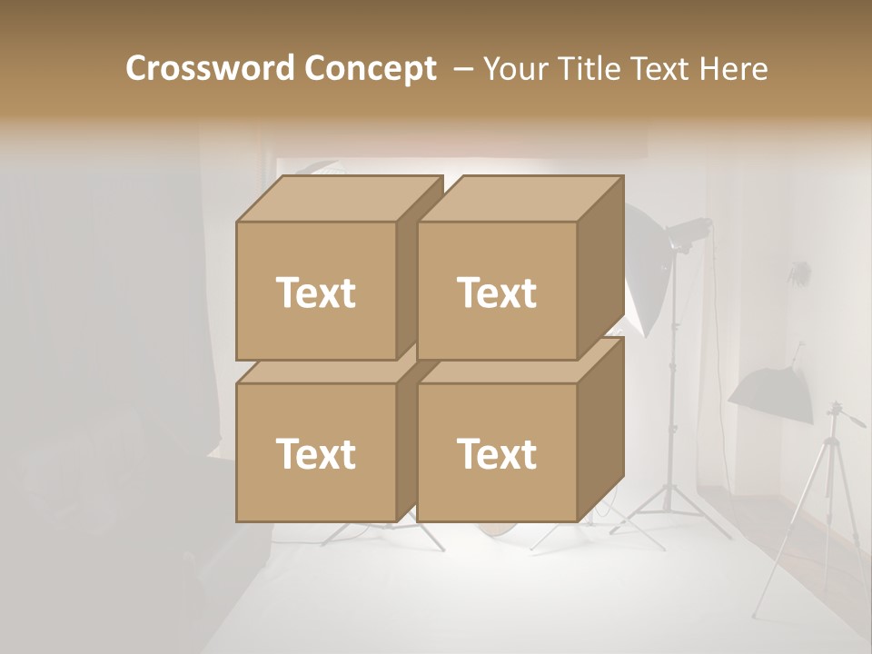 Copy Spotlight Strobe PowerPoint Template