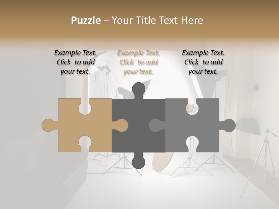 Copy Spotlight Strobe PowerPoint Template