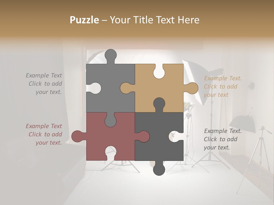 Copy Spotlight Strobe PowerPoint Template