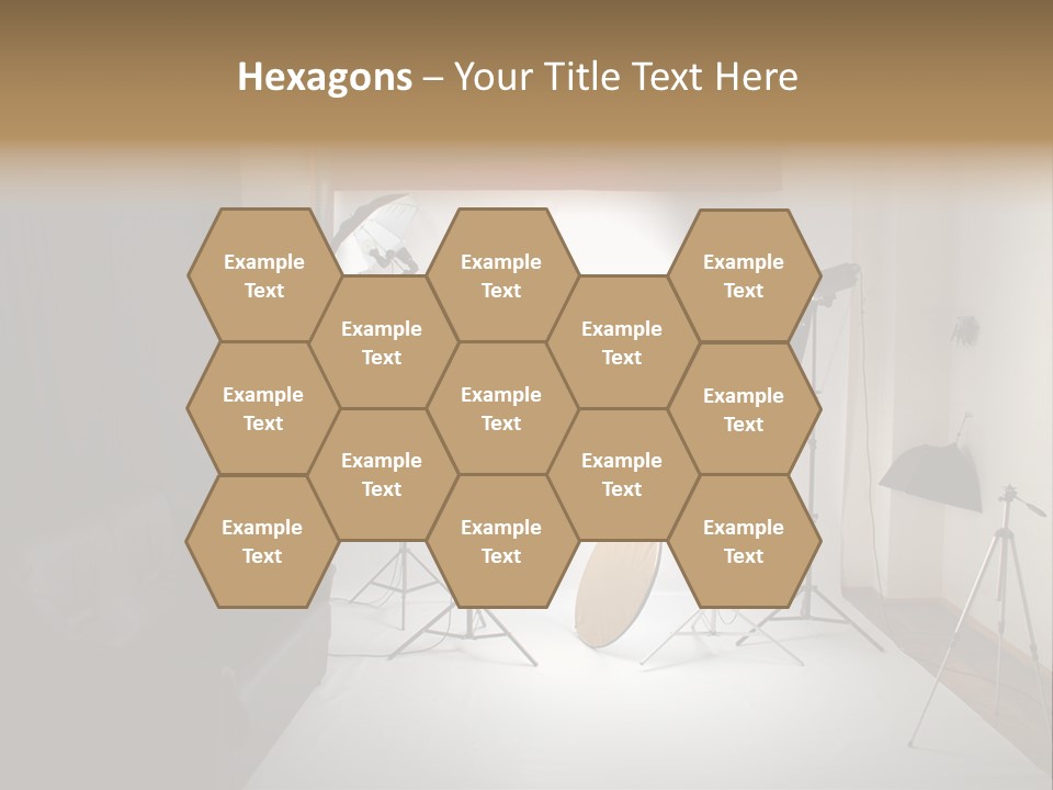 Copy Spotlight Strobe PowerPoint Template