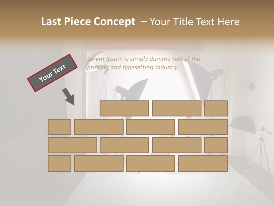 Copy Spotlight Strobe PowerPoint Template