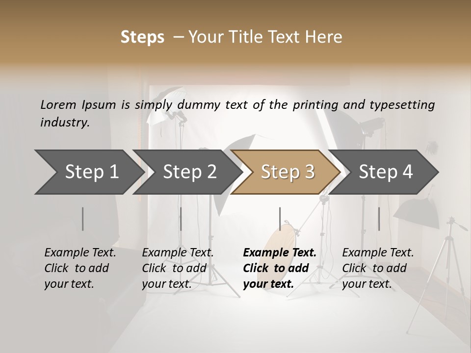 Copy Spotlight Strobe PowerPoint Template