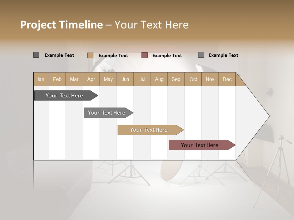 Copy Spotlight Strobe PowerPoint Template