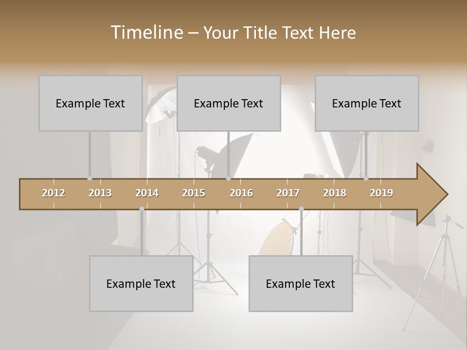 Copy Spotlight Strobe PowerPoint Template