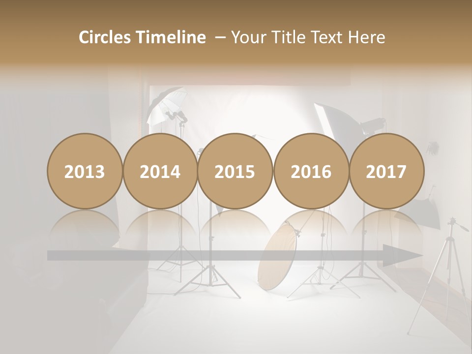 Copy Spotlight Strobe PowerPoint Template