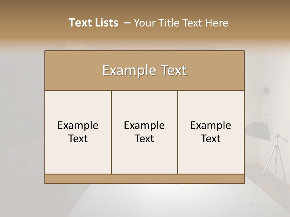 Copy Spotlight Strobe PowerPoint Template