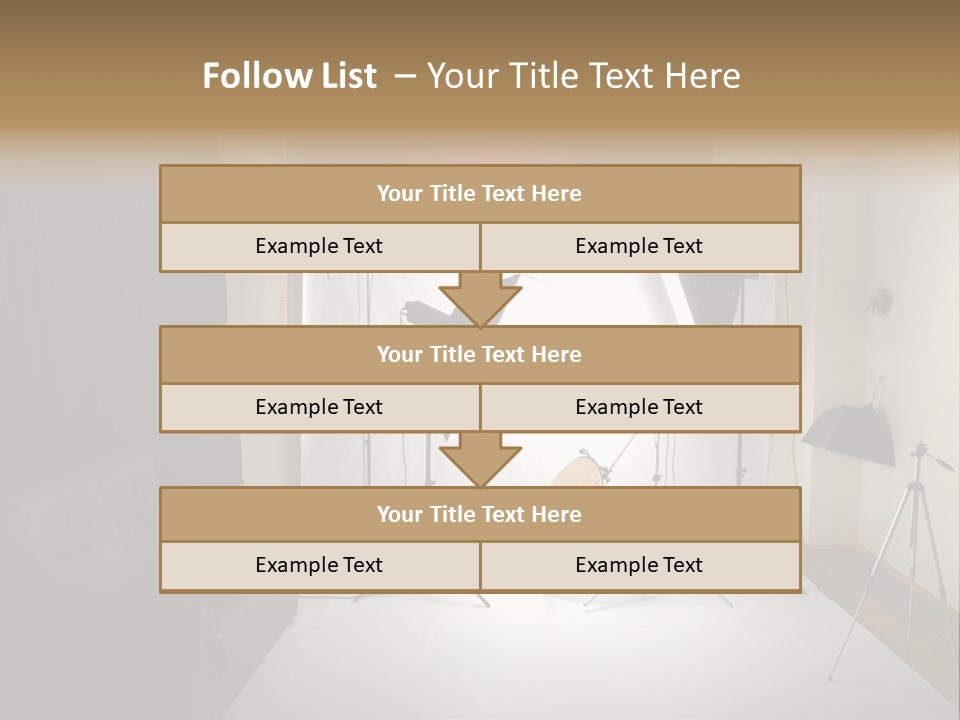 Copy Spotlight Strobe PowerPoint Template