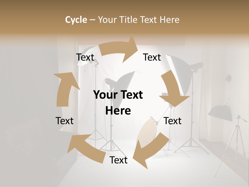 Copy Spotlight Strobe PowerPoint Template