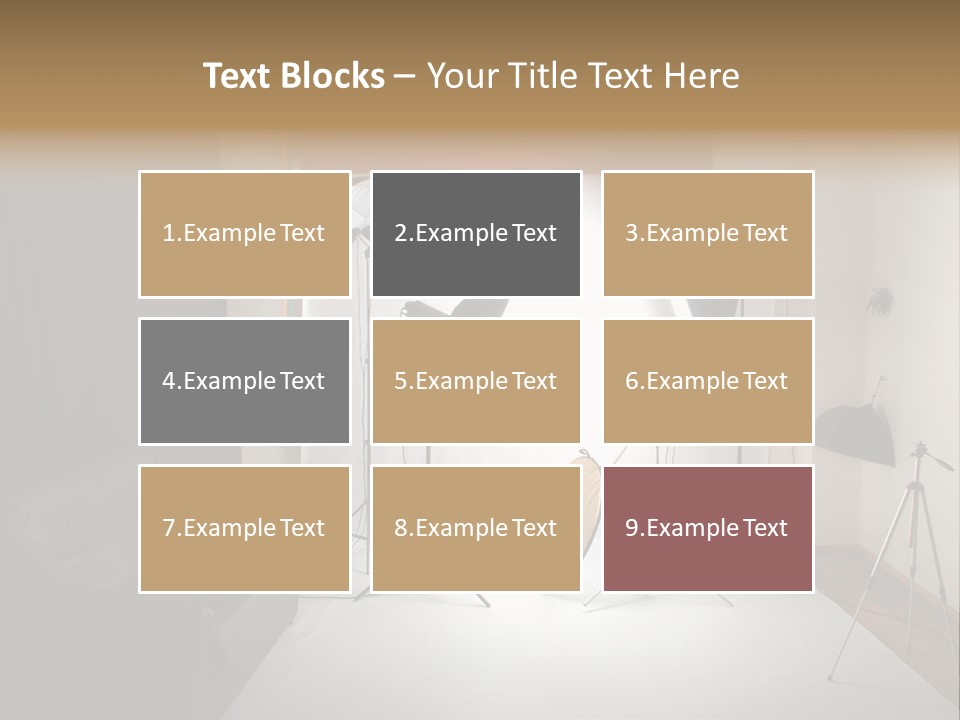 Copy Spotlight Strobe PowerPoint Template