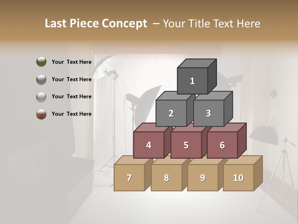 Copy Spotlight Strobe PowerPoint Template