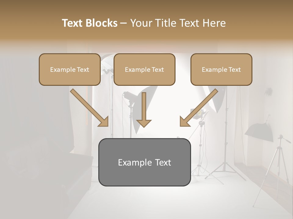 Copy Spotlight Strobe PowerPoint Template