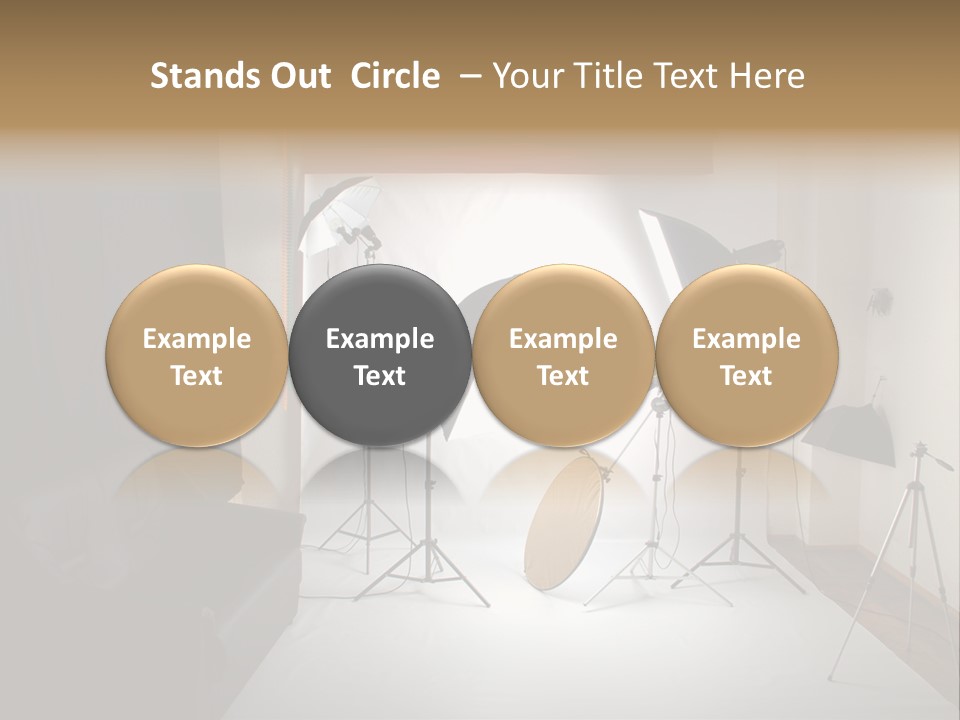 Copy Spotlight Strobe PowerPoint Template